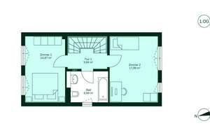 Reihenendhaus mit großem Grundstück auf drei Geschossen mit zwei Bädern – 4349 Plaußig-Portitz, Leipzig – Vorschaubild 13