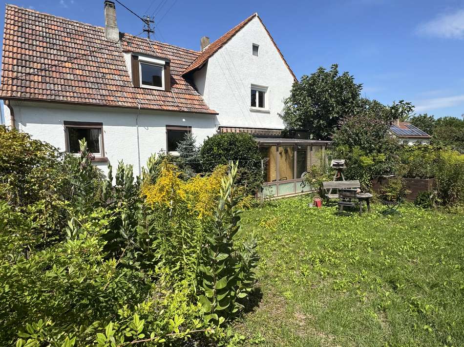 Ansicht Haus Garten