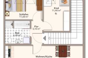 Sonnige 3-Raum-Wohnung mit Balkon – Magdeburg – Vorschaubild 12