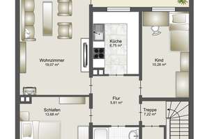 Ruhe, Platz und Potenzial - Reihenmittelhaus mit zwei Wohneinheiten – Die vollständige Adresse der Immobilie erhältst du vom Anbieter., 33689 Sennestadt, Bielefeld – Vorschaubild 23