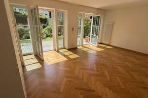 Doppelhaushälfte als Remise mit sonniger Terrasse, Parkplatz, Fischgrätparkett, sehr ruhig – Moltkestr. 34, 12203 Lichterfelde, Berlin – Vorschaubild 2