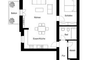 Düsseldorf-Derendorf - großzügige 2 Zimmer-Altbauwohnung in gründerzeitlicher Wohnanlage – Tannenstr. 48, 40476 Derendorf, Düsseldorf – Vorschaubild 12