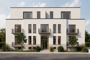 Moderner Neubau mit Blick ins Grüne
