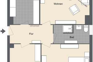 Stadtleben genießen: renovierte 3-Zi.-Wohnung in Ulm-Mitte – Die vollständige Adresse der Immobilie erhältst du vom Anbieter., 89073 Mitte, Ulm – Vorschaubild 16
