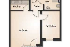 Service-Wohnen am Kurpark mit herrlichem Ausblick – Friedrich-Ebert-Str. 57, 59425 Unna (Kreis) – Vorschaubild 2