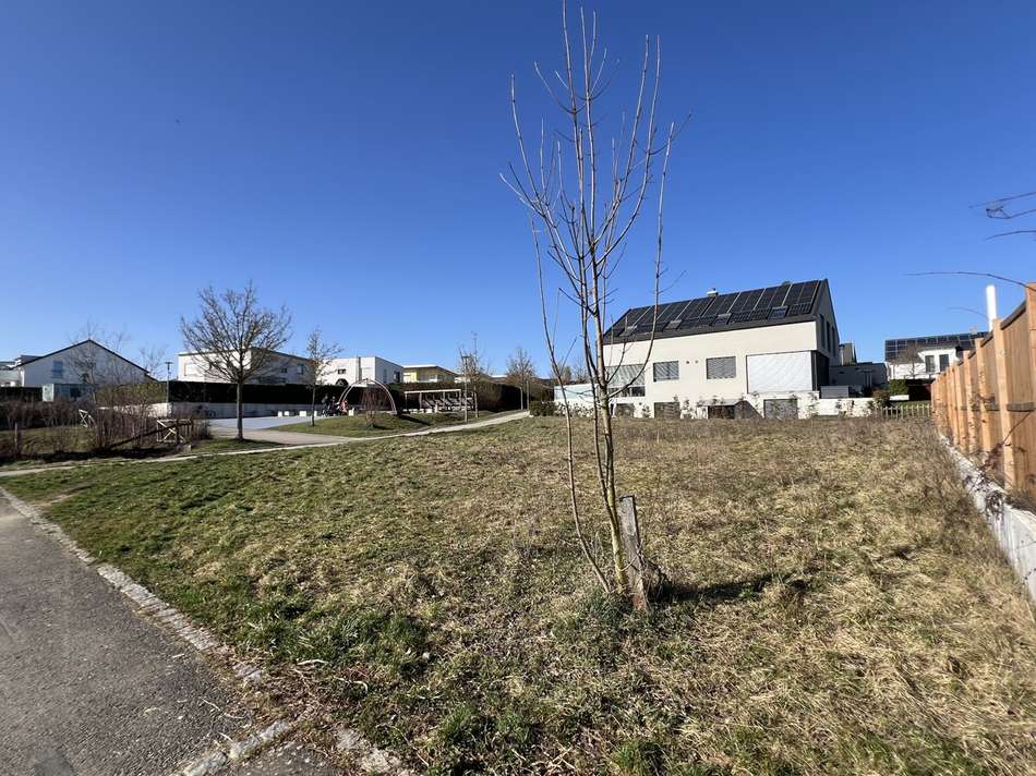 Blick auf den Bauplatz