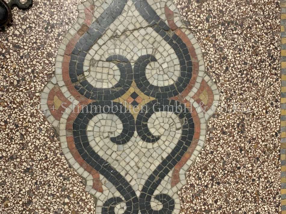 Terazzo im Treppenhaus