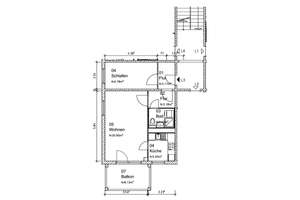 Gepflegte 1,5 Raum Wohnung mit großem Balkon – Bruno-Beye-Ring 36, 39130 Neu Olvenstedt, Magdeburg – Vorschaubild 2