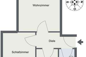 Kapitalanleger aufgepasst: Bezugsfreie 2-Zimmer-Wohnung in zentraler Lage – 93059 Steinweg-Pfaffenstein, Regensburg – Vorschaubild 6