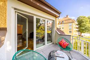 Möbliertes Wohnen in Bestlage Herzogpark: Ruhig gelegene 2-Zi-Dachgeschosswohnung mit Dachterrasse! – 81679 Herzogpark, München – Vorschaubild 9