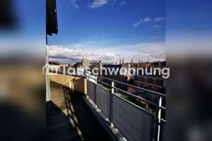Tauschwohnung: 2-Raum-Wohnung mit wunderschöner Dachterrasse zum Tausch