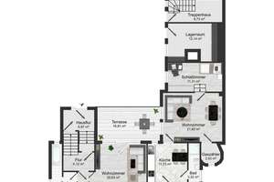 Mehrfamilienhaus | 6 Wohnungen | Gründerzeithaus – Die vollständige Adresse der Immobilie erhältst du vom Anbieter., 4668 Grimma – Vorschaubild 22
