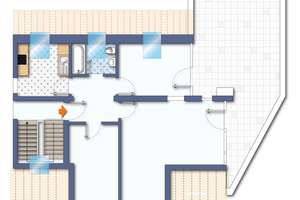 Loft-/Penthousewohnung in Köln-Südstadt –  Neubauaufstockung mit Dachterrasse  – Martin-Luther-Platz 13, 50677 Neustadt/Süd, Köln – Vorschaubild 18