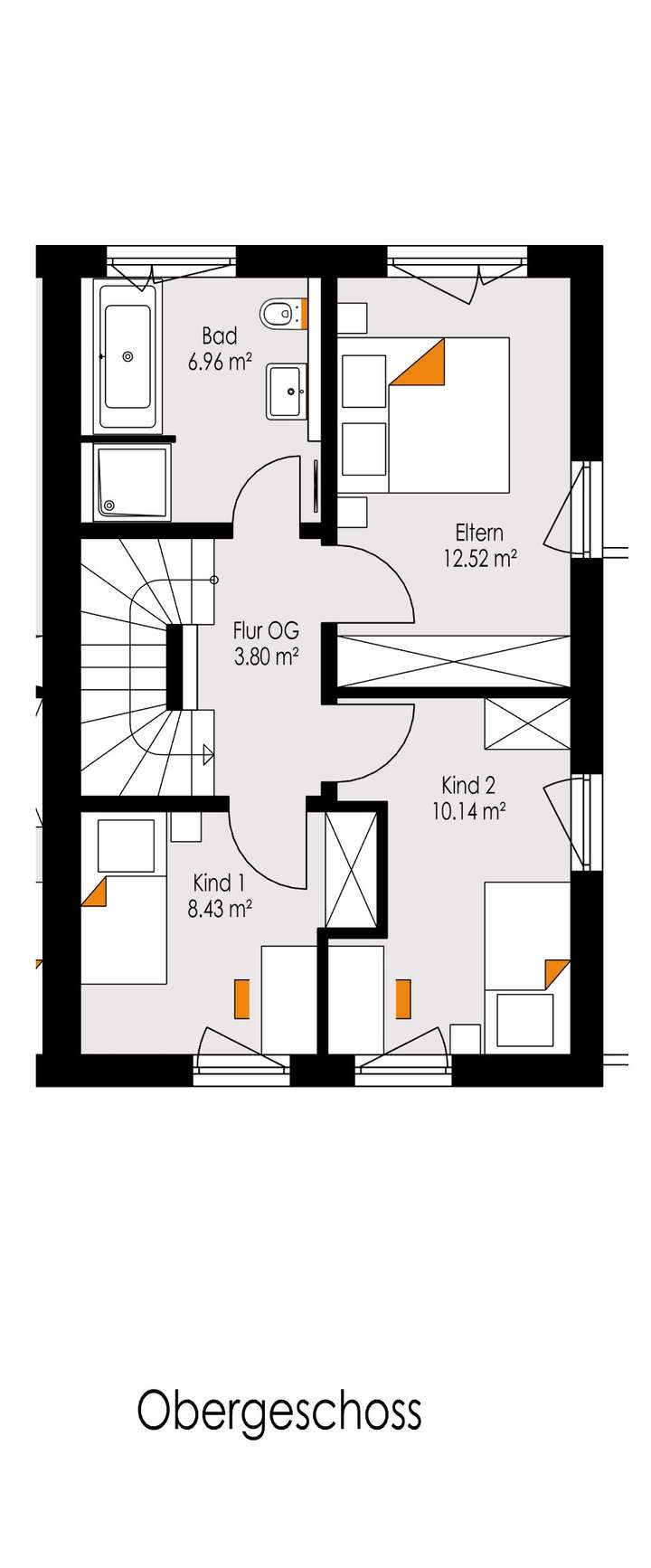Grundriss 1. Obergeschoss