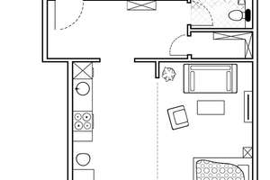 Stilvolles, möbliertes Altbau-Apartment mit Stuck und Aufzug in zentraler Lage nahe dem Leipziger St – 4109 Zentrum-West, Leipzig – Vorschaubild 12