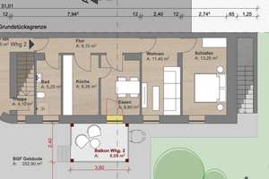 Erdgeschoss 3-Zimmer-Wohnung mit Balkon zu vermieten – Die vollständige Adresse der Immobilie erhältst du vom Anbieter., 56068 Süd, Koblenz – Vorschaubild 10