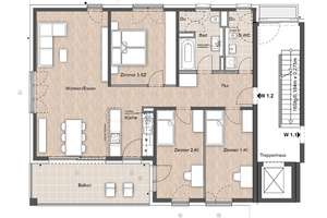 4-Zimmer-Wohnung Wiesbaden – lichtdurchflutet mit viel Platz für die Familie – Thaerstraße 7, 65193 Nordost, Wiesbaden – Vorschaubild 2