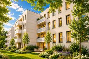 ZWEI ZIMMER NEUBAU APARTMENT mit Balkon im ruhigen Pankow // A WE04.04 – Parkstraße 40, 13187 Pankow (Ortsteil), Berlin – Vorschaubild 2