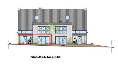 Zur Miete - Neubau-Wohnung EGR mit Garten und Stellplatz an der niederländischen Grenze