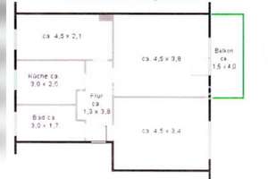 Tauschwohnung: Genossenschafts-3-RWG mit vollverglas. Balkon, Grün, ÖPNV