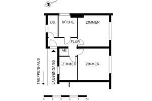 Renovierte 2,5-Zimmer-Wohnung mit Balkon – Angeln 48, 28309 Hemelingen (Ortsteil), Bremen – Vorschaubild 6