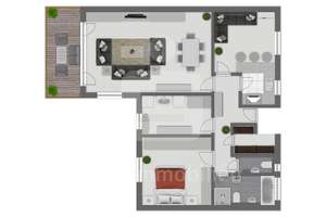 Charmante 3-Zimmer-Wohnung mit Potential, großer Terrasse und Stellplatz in ruhiger Lage! – Die vollständige Adresse der Immobilie erhältst du vom Anbieter., 50997 Rondorf, Köln – Vorschaubild 7