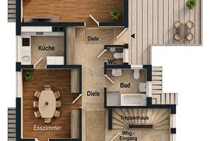 Ein Zuhause, das mit dem Leben wächst: Zweifamilienhaus mit Garten, Dachterrasse & Garagen – Die vollständige Adresse der Immobilie erhältst du vom Anbieter., 33790 Halle (Westfalen) – Vorschaubild 31