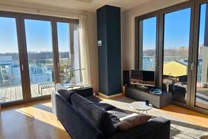 Logenplatz über der Spree: Ihr Sky-Refugium mit 40 m² Panorama-Terrasse – Die vollständige Adresse der Immobilie erhältst du vom Anbieter., 10245 Friedrichshain, Berlin – Vorschaubild 2