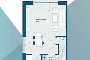 Eine Neubau Doppelhaushälfte an der Villa in Oberneuland noch frei! KfW-Kredit jetzt sichern! – Die vollständige Adresse der Immobilie erhältst du vom Anbieter., 28355 Oberneuland, Bremen – Vorschaubild 4