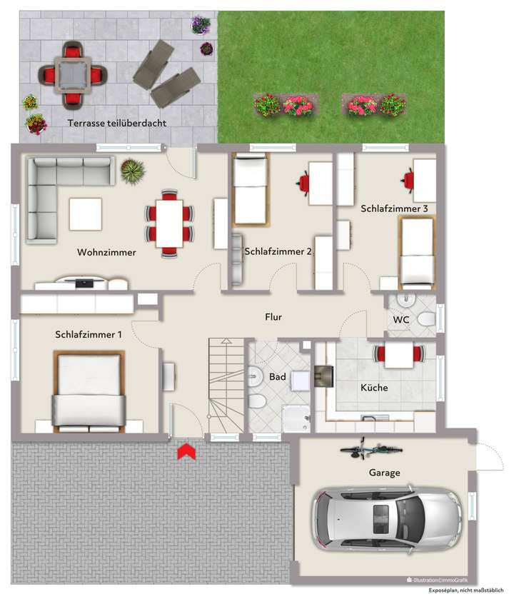 Grundriss Erdgeschoss