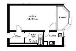 Frisch modernisiertes Apartment mit Balkon und Fernblick, separate Küche, neues Duschbad, Aufzug – Friedensstraße 114, 51145 Urbach, Köln – Vorschaubild 17