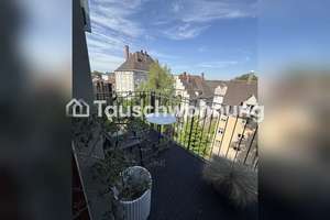 Tauschwohnung: Dachterrassenwohnung mit Flussblick im Herzen von Augsburg