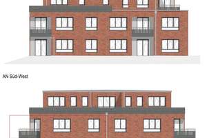 Ihre Neubau 2-Zimmer-Wohnung im 1. OG im KfW 40 Standard - Wohnquartier "Zum Roten Berge" – Die vollständige Adresse der Immobilie erhältst du vom Anbieter., 48165 Hiltrup-Mitte, Münster – Vorschaubild 4
