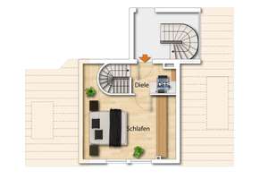 Wohngefühl mit Extra-Etage und sonnigem Freiraum -
Maisonette-Wohnung mit Studio und Dachterrasse – Die vollständige Adresse der Immobilie erhältst du vom Anbieter., 90513 Zirndorf – Vorschaubild 5