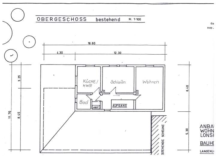 Grundriss Obergeschoss