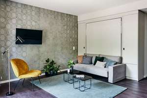 #behomie: Möbliertes Wohnen im Medienhafen mit All Inclusive Miete #athome – Hammerstraße  25, 40219 Hafen, Düsseldorf – Vorschaubild 2