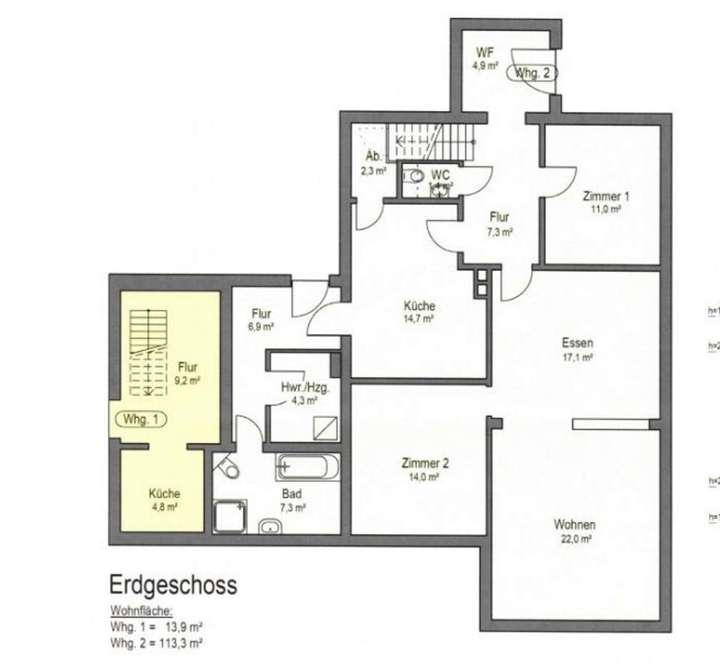 Grundriss Erdgeschoss