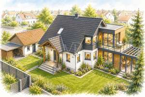 TOLLES HAUS IN RUHIGER LAGE VON RADEBEUL + NEBENGEBÄUDE – Die vollständige Adresse der Immobilie erhältst du vom Anbieter., 1445 Radebeul – Vorschaubild 3