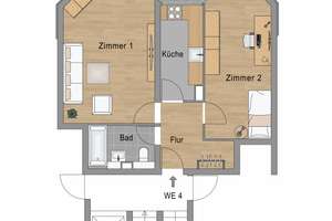 Vermietete 2-Zimmer-Wohnung in Berlin-Spandau – Provisionsfrei – Franzstraße 6, 13595 Wilhelmstadt, Berlin – Vorschaubild 4