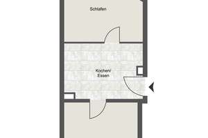 Möblierte 2-Zimmer-Wohnung in der beliebten Schwetzinger Vorstadt – Die vollständige Adresse der Immobilie erhältst du vom Anbieter., 68165 Schwetzingerstadt/Oststadt, Mannheim – Vorschaubild 6