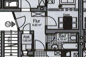 Frei ab 1.5.26 -  1. OG / Laminat + große Küche - WG-gerecht ! – Wilhelm-Raabe-Straße 49, 9120 Altchemnitz, Chemnitz – Vorschaubild 11
