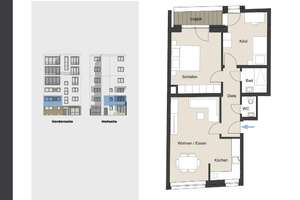 Wohnen nahe Stadtwald und Universität – 3-Zimmer-Wohnung mit Loggia! Gleueler Str. 197, WE 2 – 50935 Lindenthal (Ortsteil), Köln – Vorschaubild 2