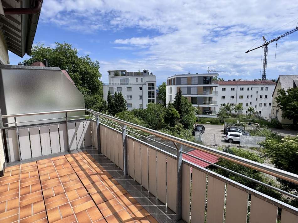 Ausblick vom Balkon
