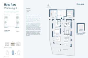 WE Aura 3 /// Exklusive 4-Zimmer-Penthousewohnung mit großzügiger Dachterrasse (WE 2.5) – 79104 Herdern-Nord, Freiburg im Breisgau – Vorschaubild 13