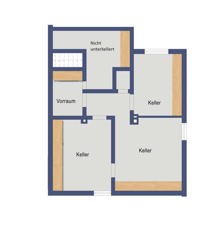 Grundriss Kellergeschoss (nich