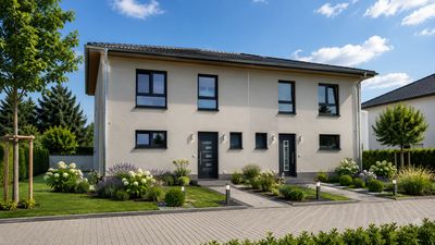 Doppelhaushälfte in Jersleben
