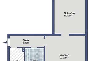 2-Zimmer-Wohnung mit Balkon in Leverkusen-Opladen – Die vollständige Adresse der Immobilie erhältst du vom Anbieter., 51379 Opladen, Leverkusen – Vorschaubild 10