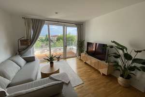 Traumhafte moderne helle 2-Zimmer-Wohnung mit Südbalkon und freiem Blick