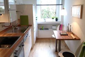 Stilvolle, vollmöblierte 1-Zimmer-Wohnung mit Küche und Bad im Zentrum von Münster – Dodostrasse 3, 48145 Mauritz-West, Münster – Vorschaubild 11
