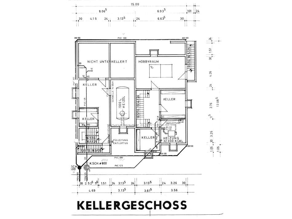 Grundriss Keller 1